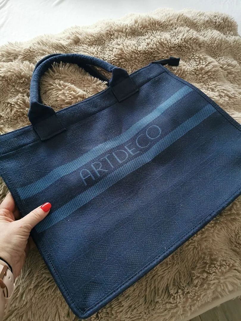 ARTDECO Large Tote Bag XL Tasche Basic Blue