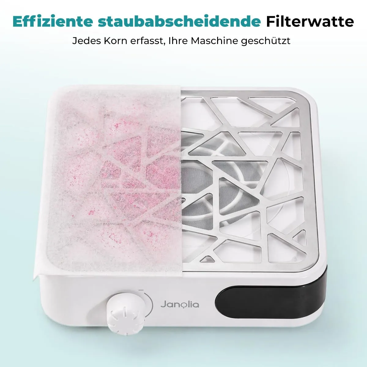 Janolia Nagelstaub Filterpapier 100 Stück PP weiß