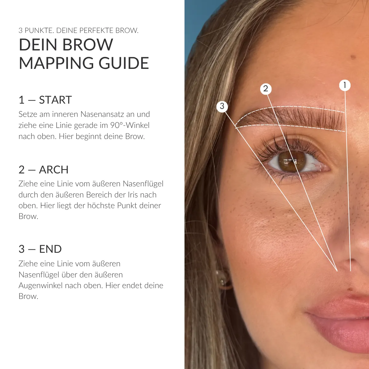fleeky Mapping String Brow-Mapping-Faden für Brauen