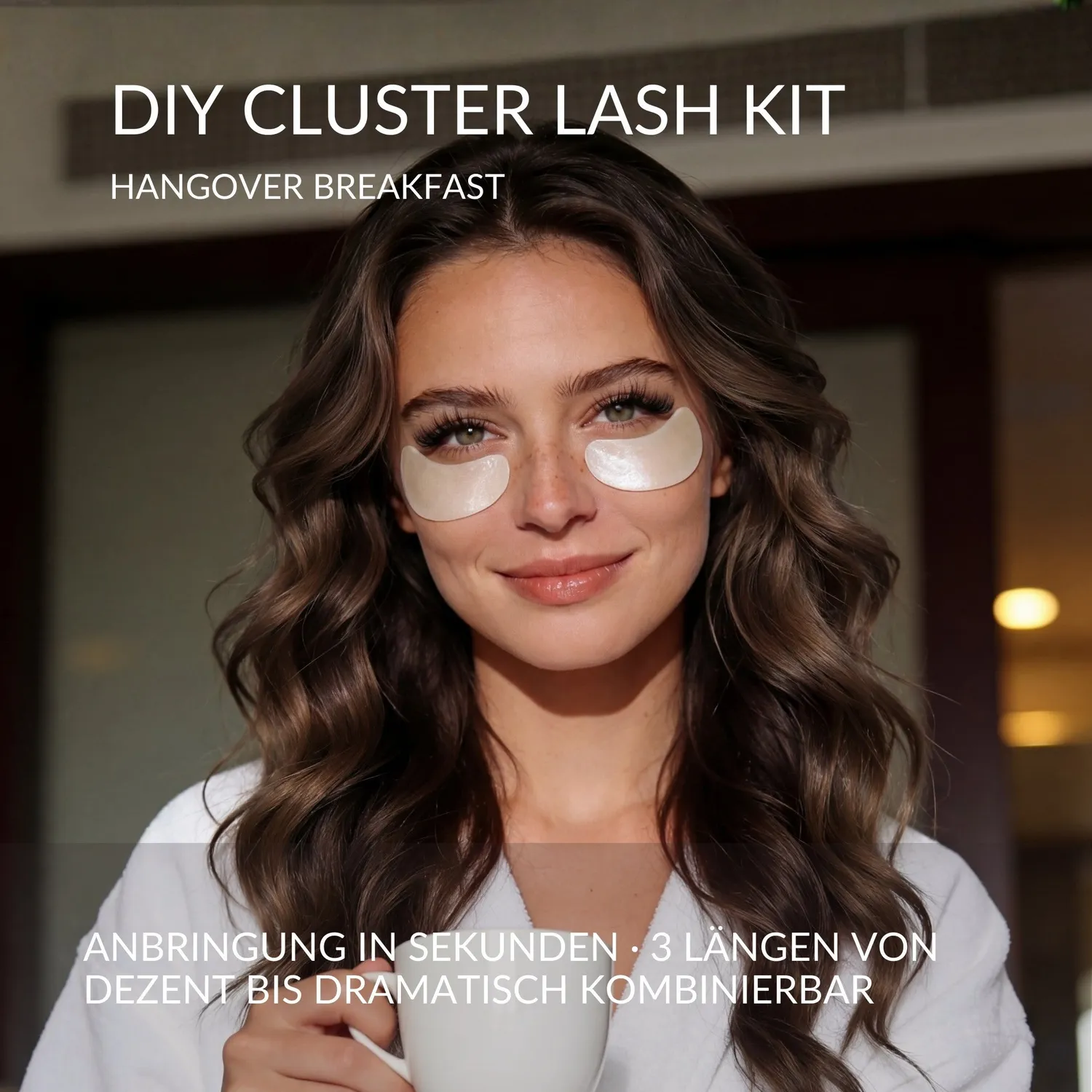 fleeky Press On Lashes Hangover Breakfast Wimpern natürlich