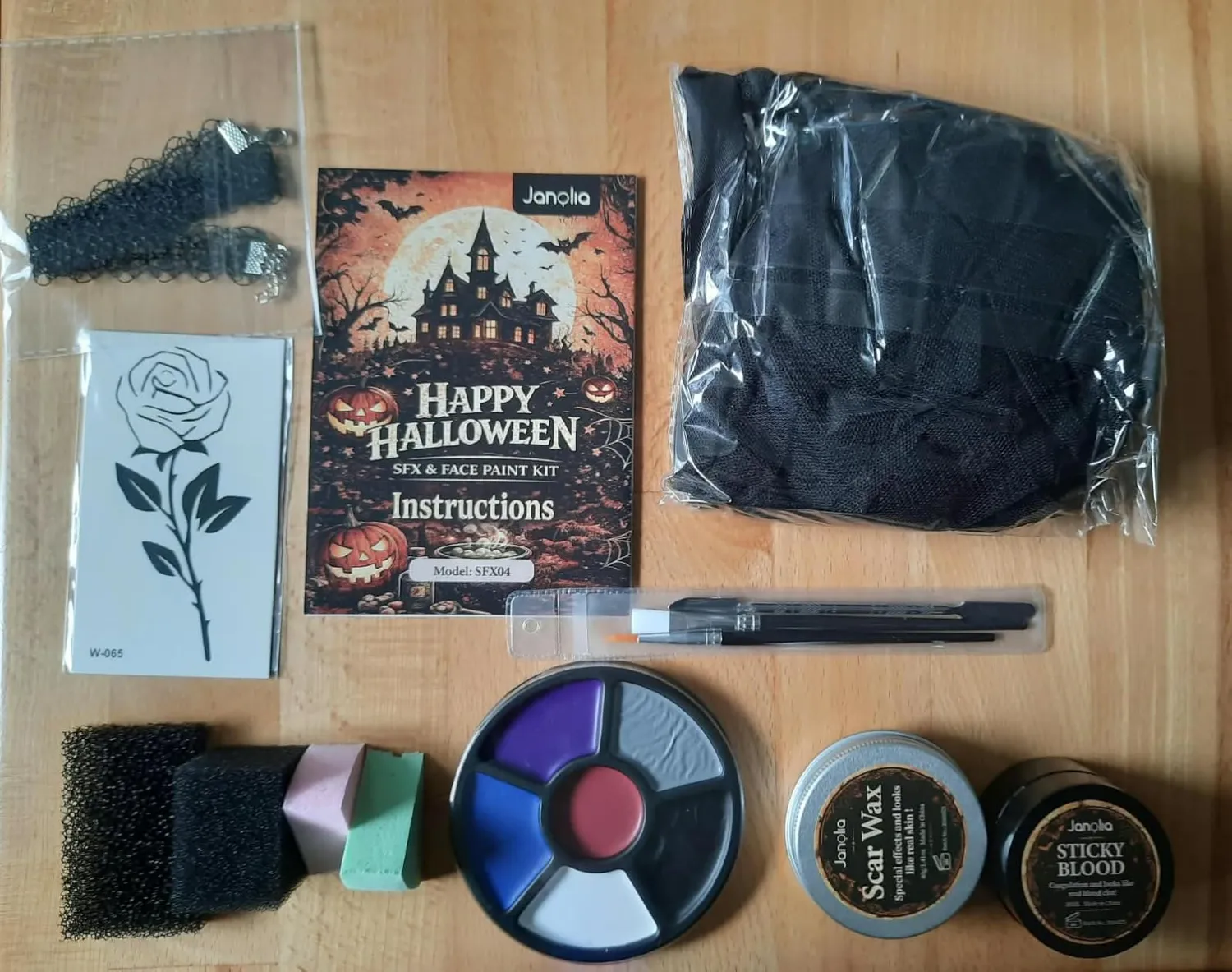 Janolia Halloween Schminke Set SFX Spezialeffekte