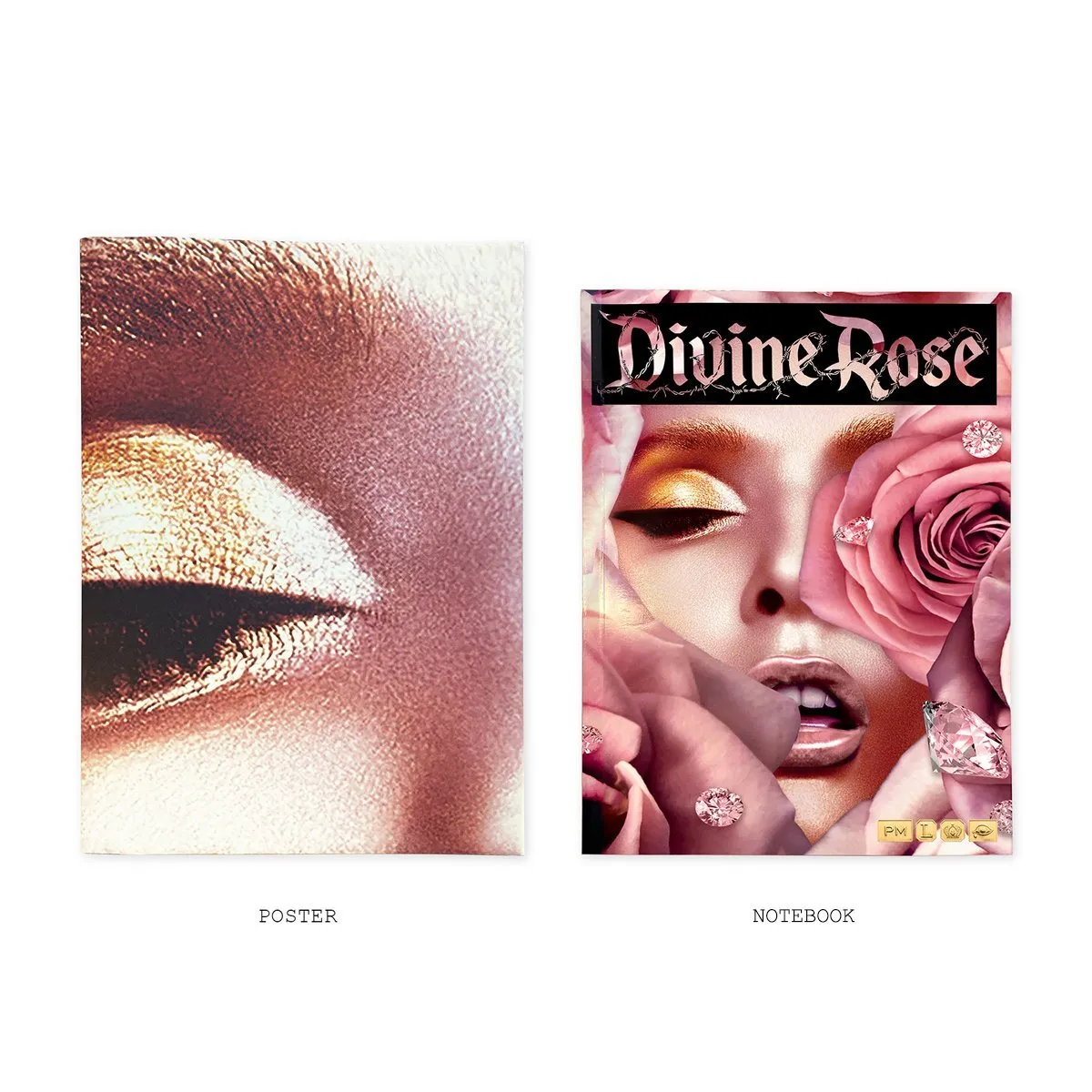 Pat McGrath Labs Divine Rose Poster Notizbuch Set Divine Rose