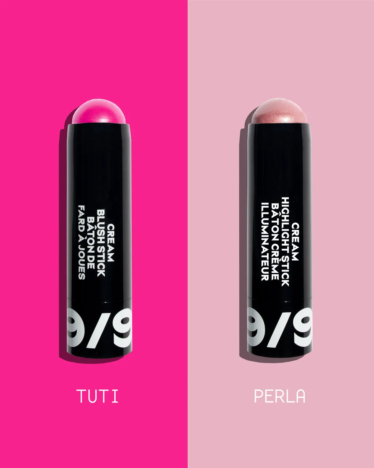 19/99 Cream Blush Highlight Duo Stick TUTI PERLA