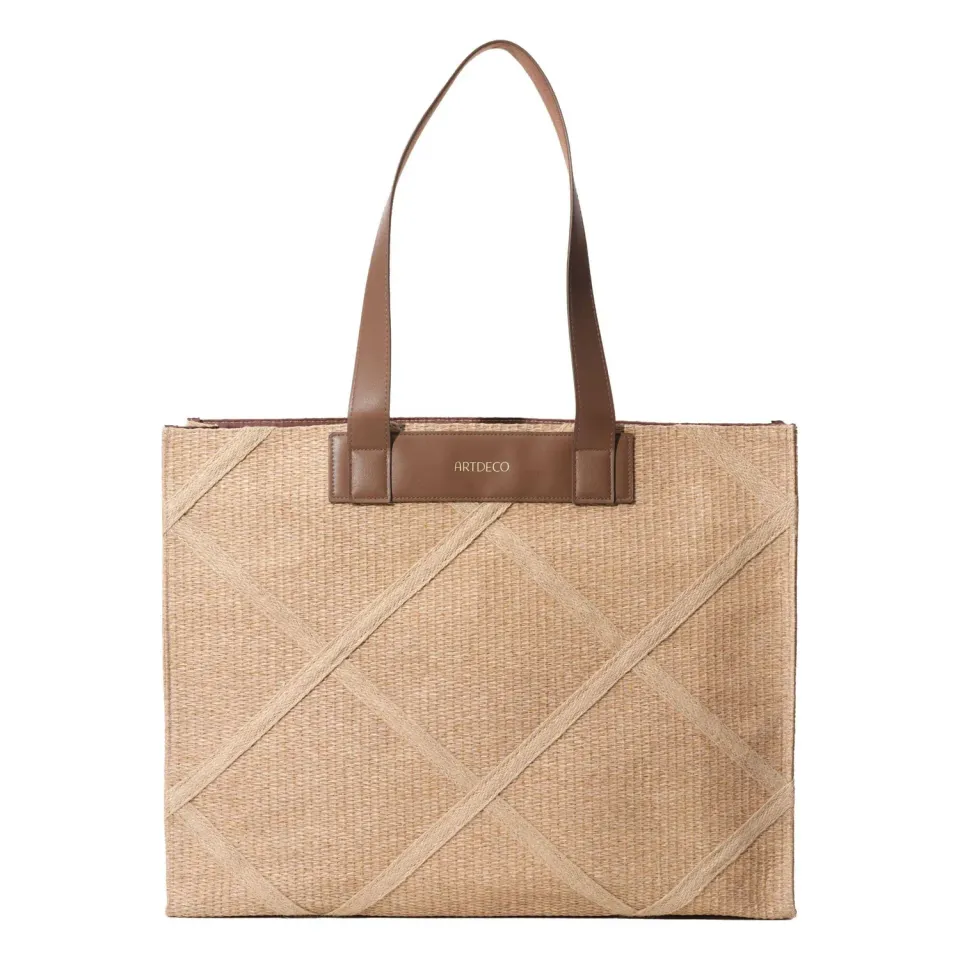 ARTDECO Large Tote Bag XL Shopper Bast Summer Tote