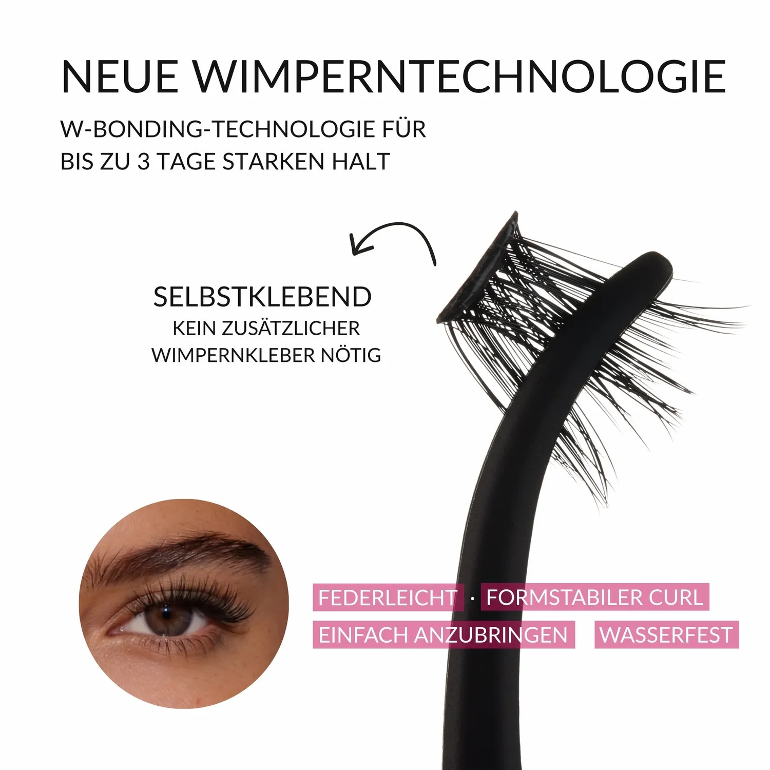 fleeky Press On Lashes Date Night Wimpern dramatisch