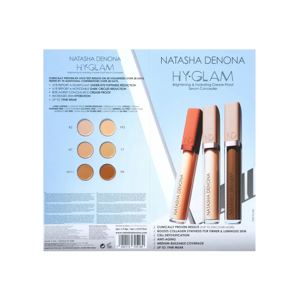 Natasha Denona Hy-Glam Concealer Probe Muster feucht