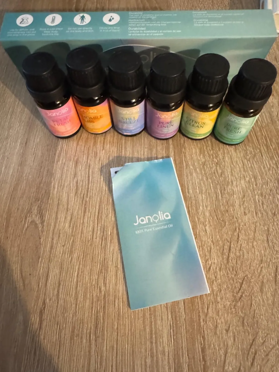 Janolia Ätherische Öle Set 6x10ml Diffuser naturrein