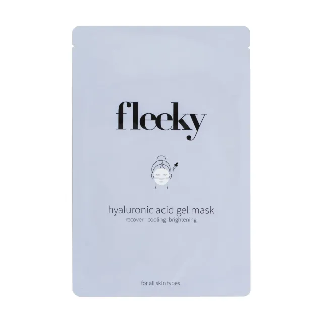 fleeky Hyaluronic Acid Gel Mask 3er Set feuchtigkeitsspendend