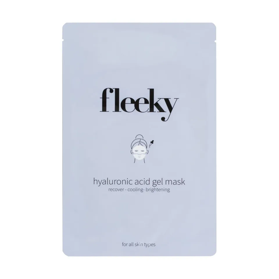 fleeky Hyaluronic Acid Gel Mask 3er Set feuchtigkeitsspendend