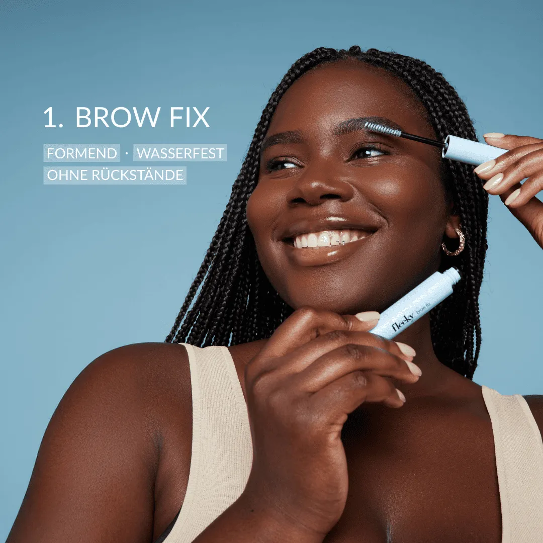 fleeky Brow Styling Trio Augenbrauen-Set braun 3-teilig