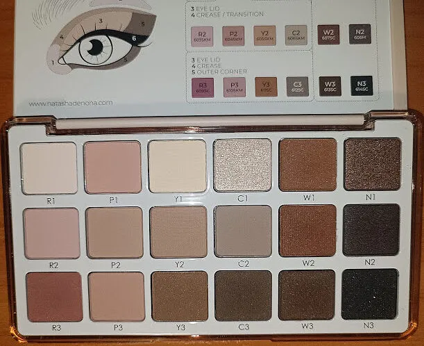 Natasha Denona Eye Sculpt Texture Tone Palette Soft matt