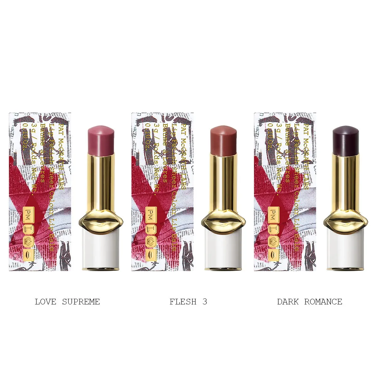Pat McGrath Lip Fetish Sheer Colour Balm Trio 3tlg sheer