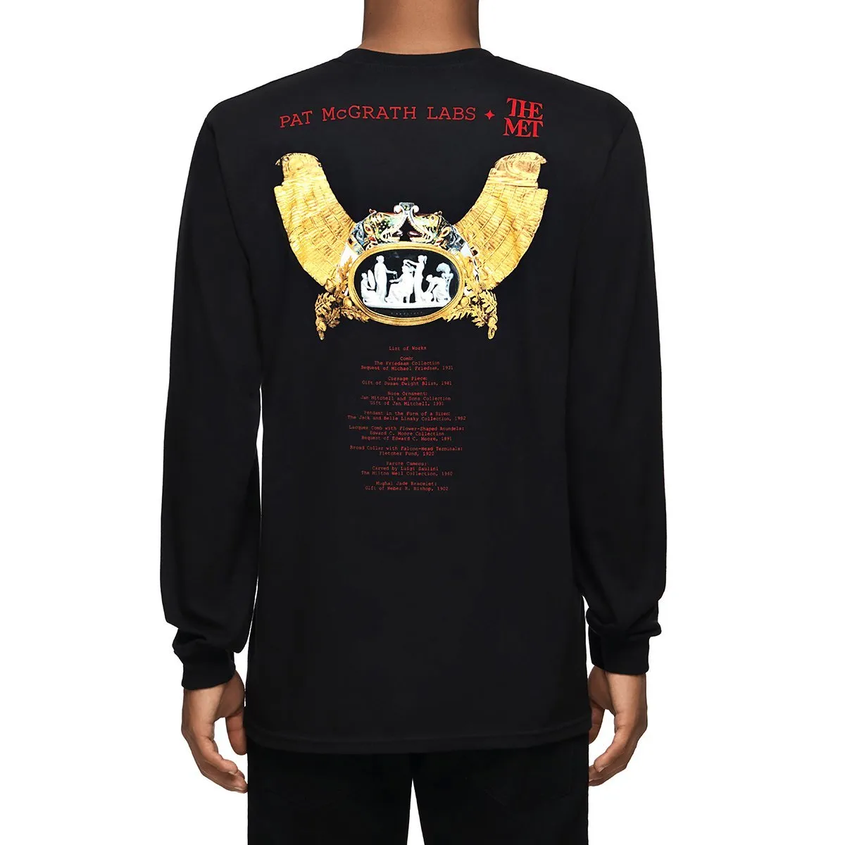 Pat McGrath PMG x The Met Adorned Langarmshirt L/S