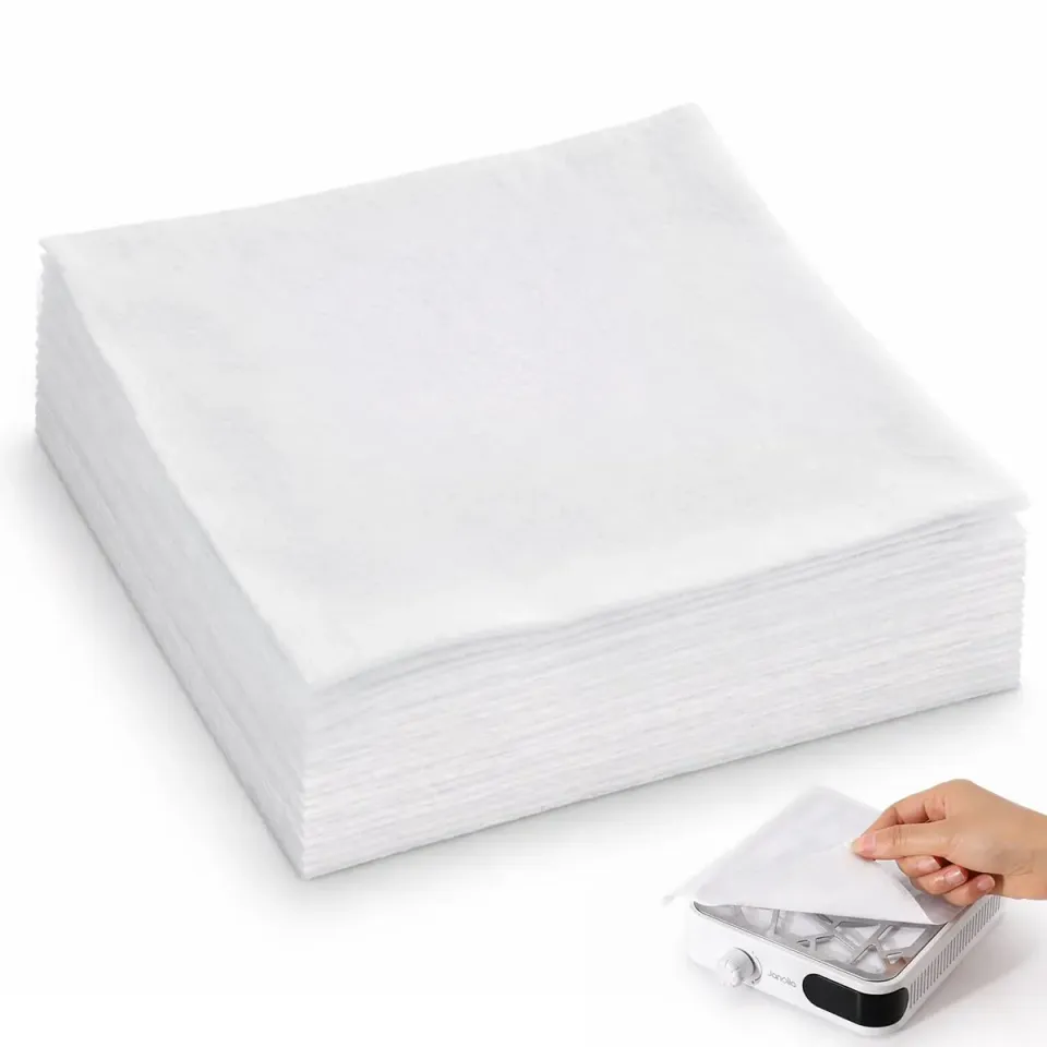 Janolia Nagelstaub Filterpapier 100 Stück PP weiß