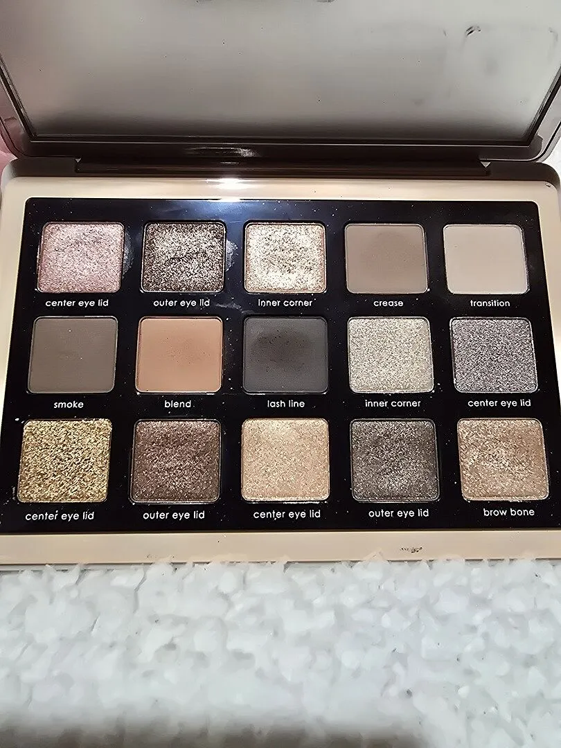 Natasha Denona Glam Lidschattenpalette 15 Töne Tag und Abend