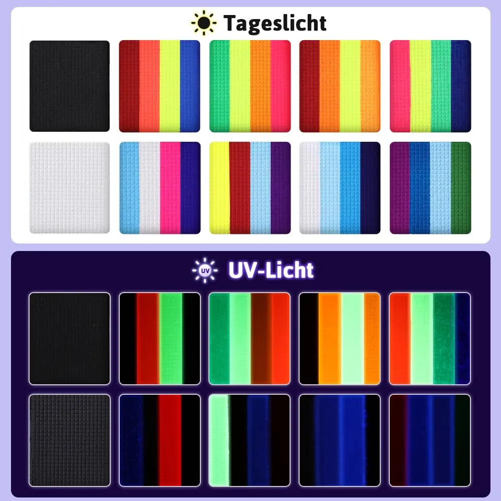 Janolia Gesichtsfarbe Kinderschminke Set Regenbogen UV 10tlg