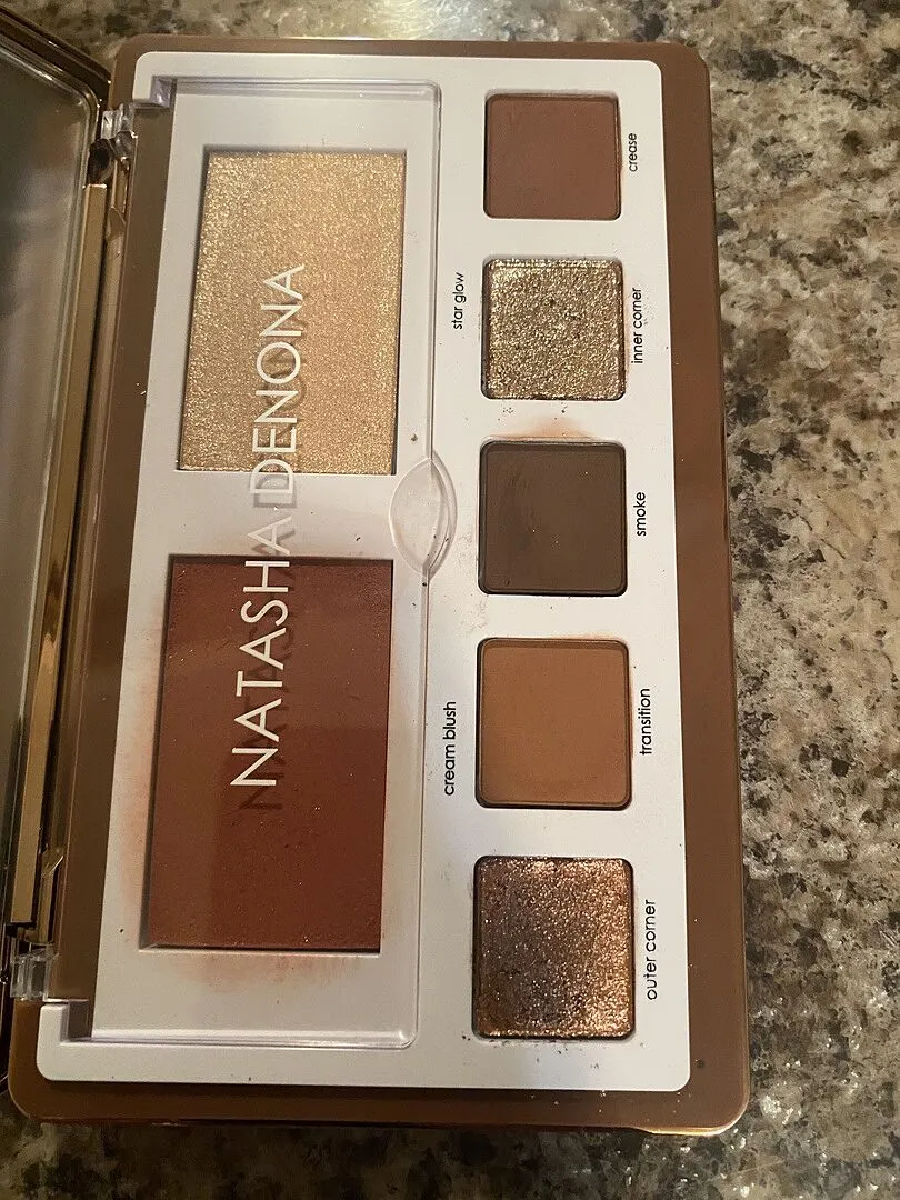Natasha Denona Glam Face Palette Lidschatten-Set Light neutral