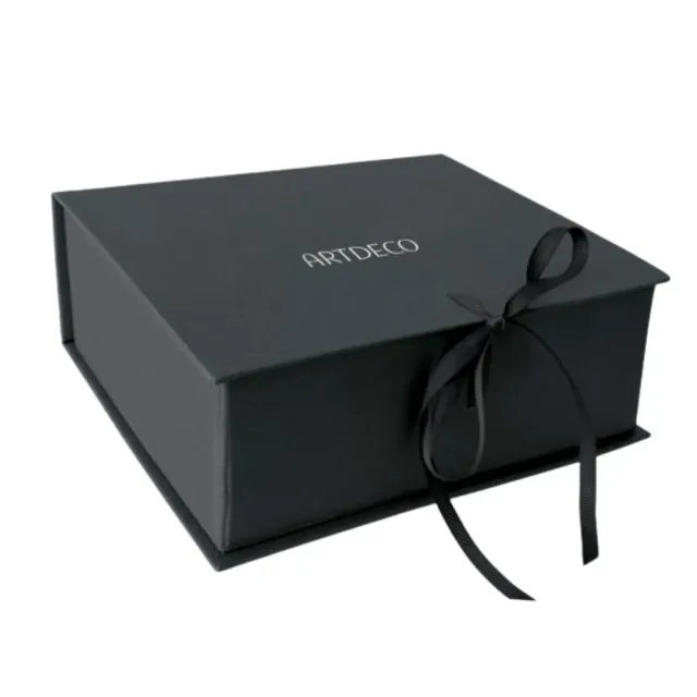 ARTDECO Gift Box Geschenkbox schwarz 21x16,5 cm leer