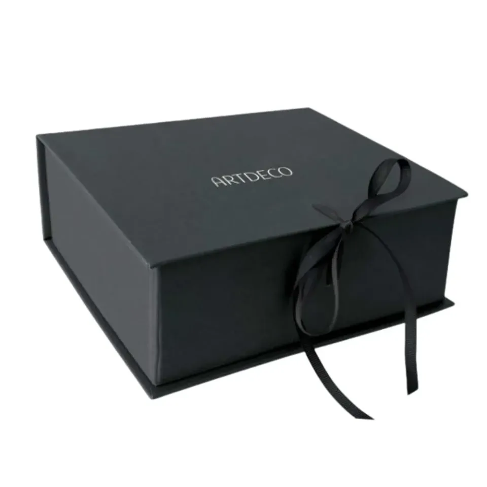 ARTDECO Gift Box Geschenkbox schwarz 21x16,5 cm leer