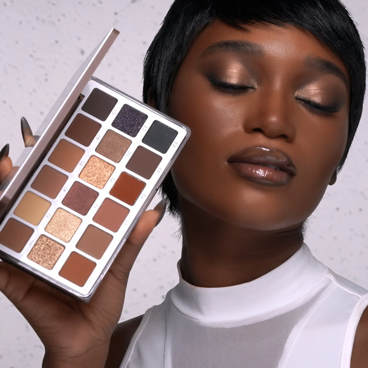 Natasha Denona Eye Sculpt Texture Tone Palette Soft matt