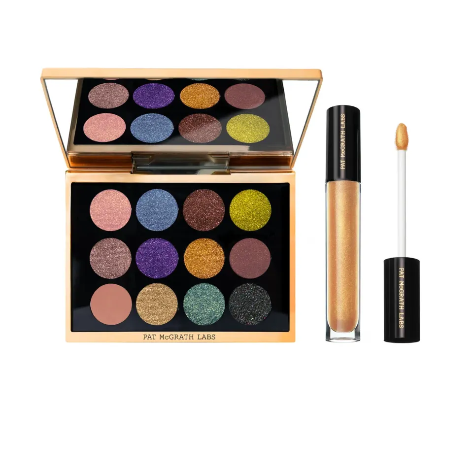 Pat McGrath Labs Luxe Gold Mega Eye Palette + Lust Gloss Make-up-Set Gold