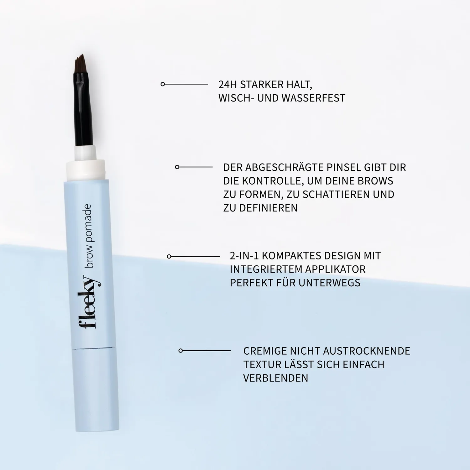 fleeky Brow Pomade Augenbrauen Creme Braun matt