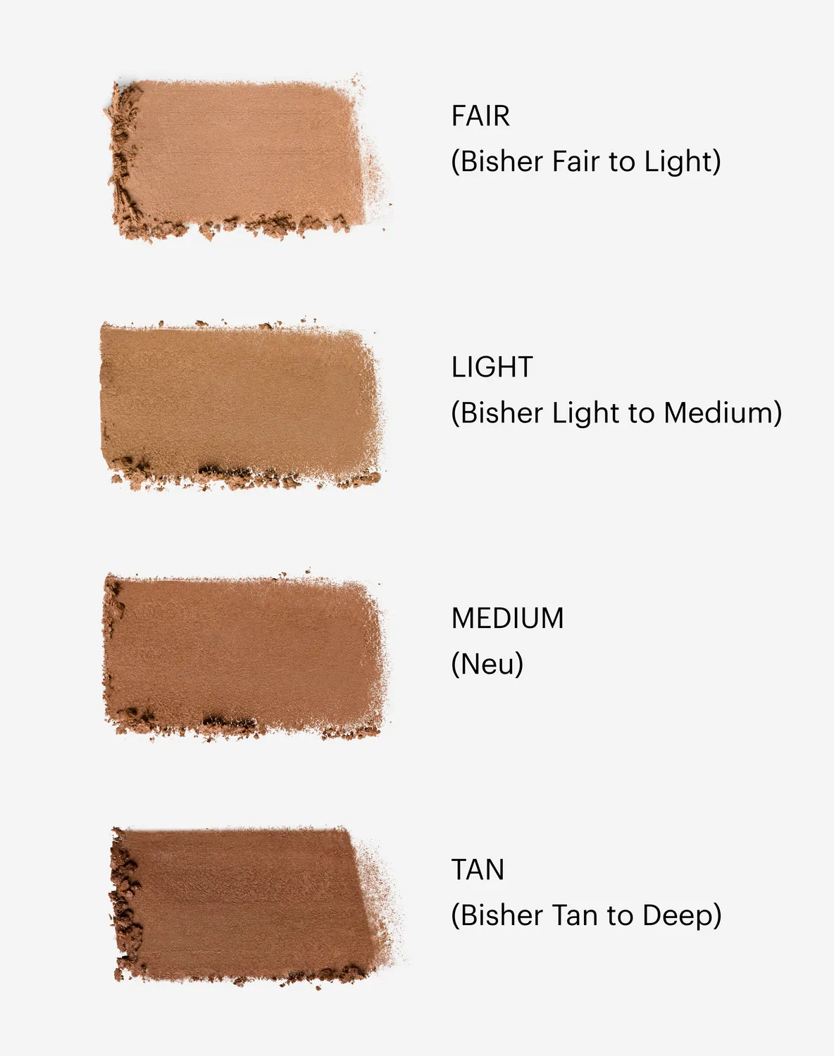 Kess Berlin 365 Bronzer Puder matt 4 Töne Sun-Glow