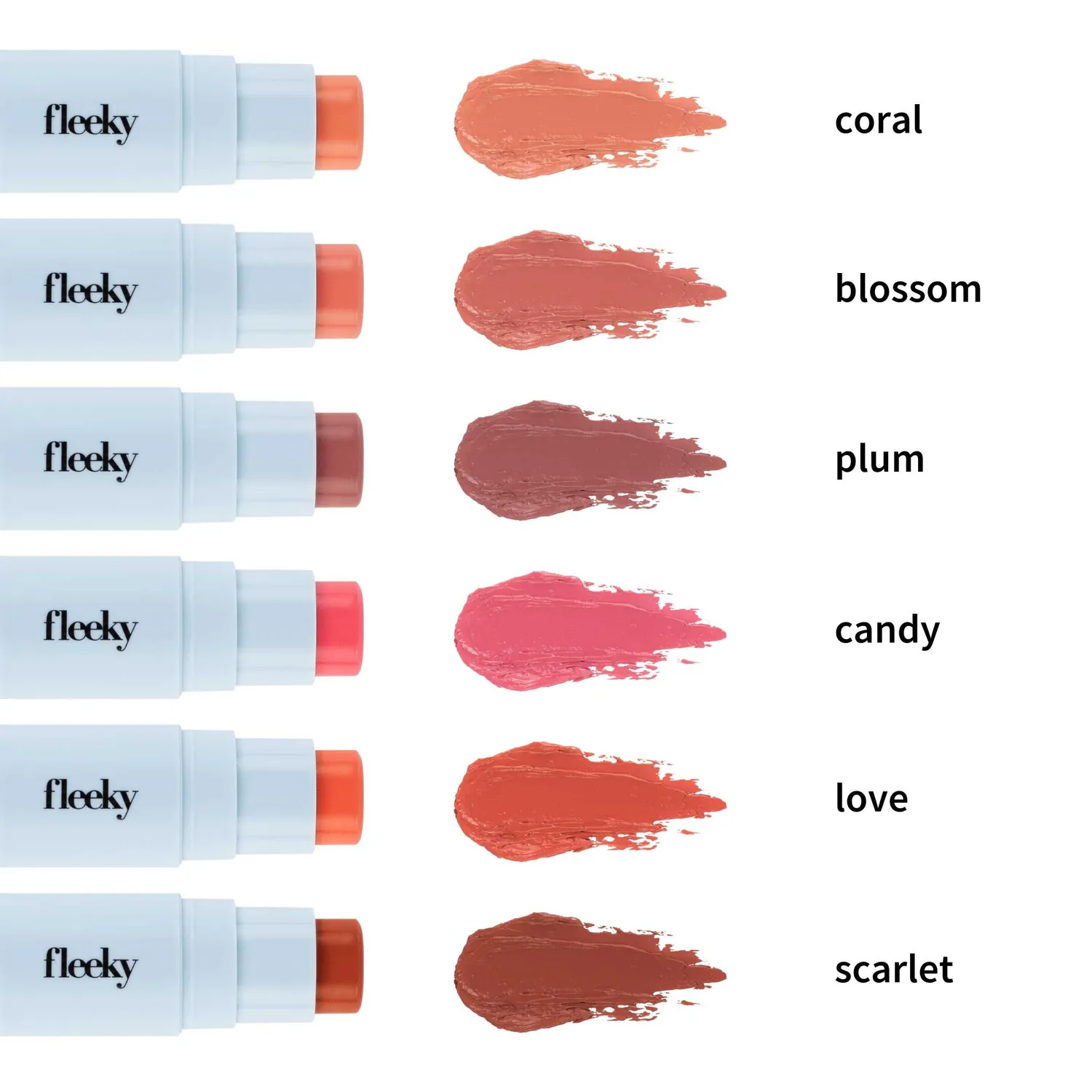 fleeky Blush Stick Scarlet Rouge Stick warm-rot
