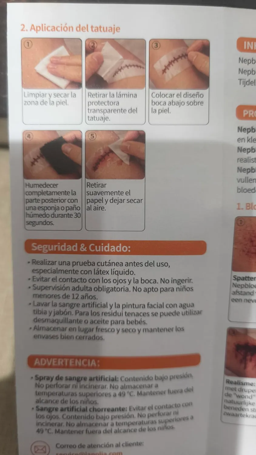 Janolia SFX02 Kunstblut Set 3x30ml auswaschbar