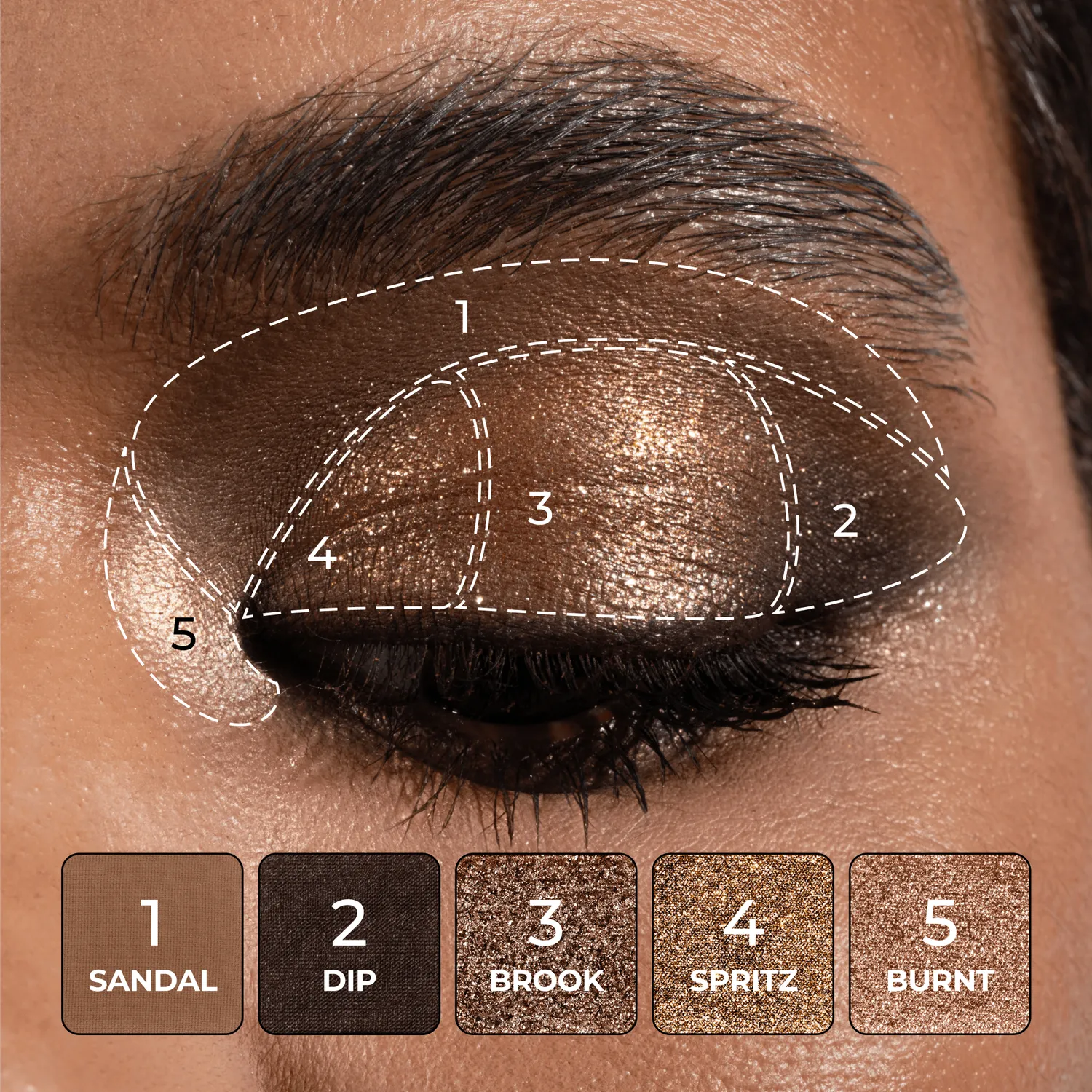 Natasha Denona Tan Eyeshadow Palette Lidschatten