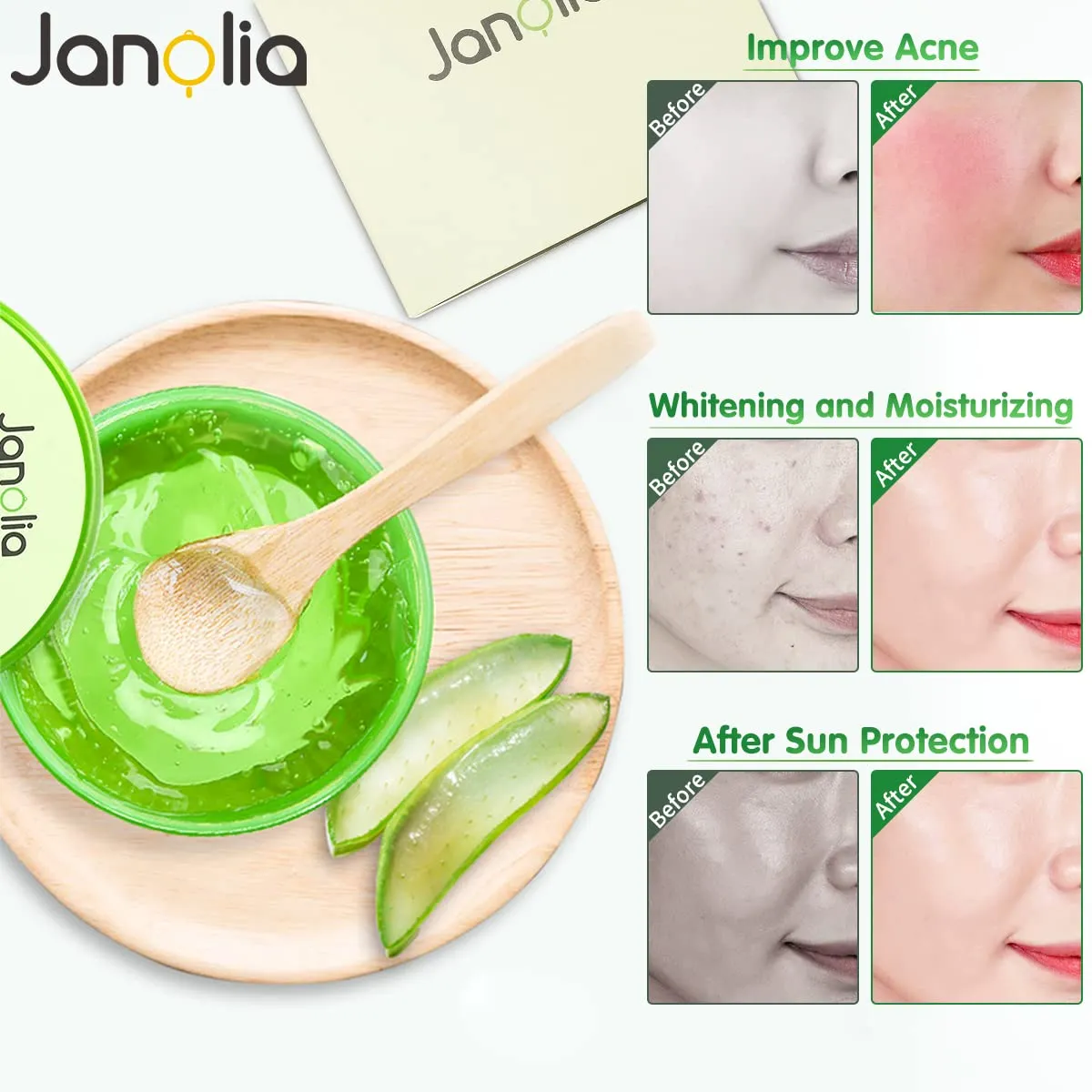 Janolia Aloe Vera Gel 300 ml feuchtigkeitsspendend