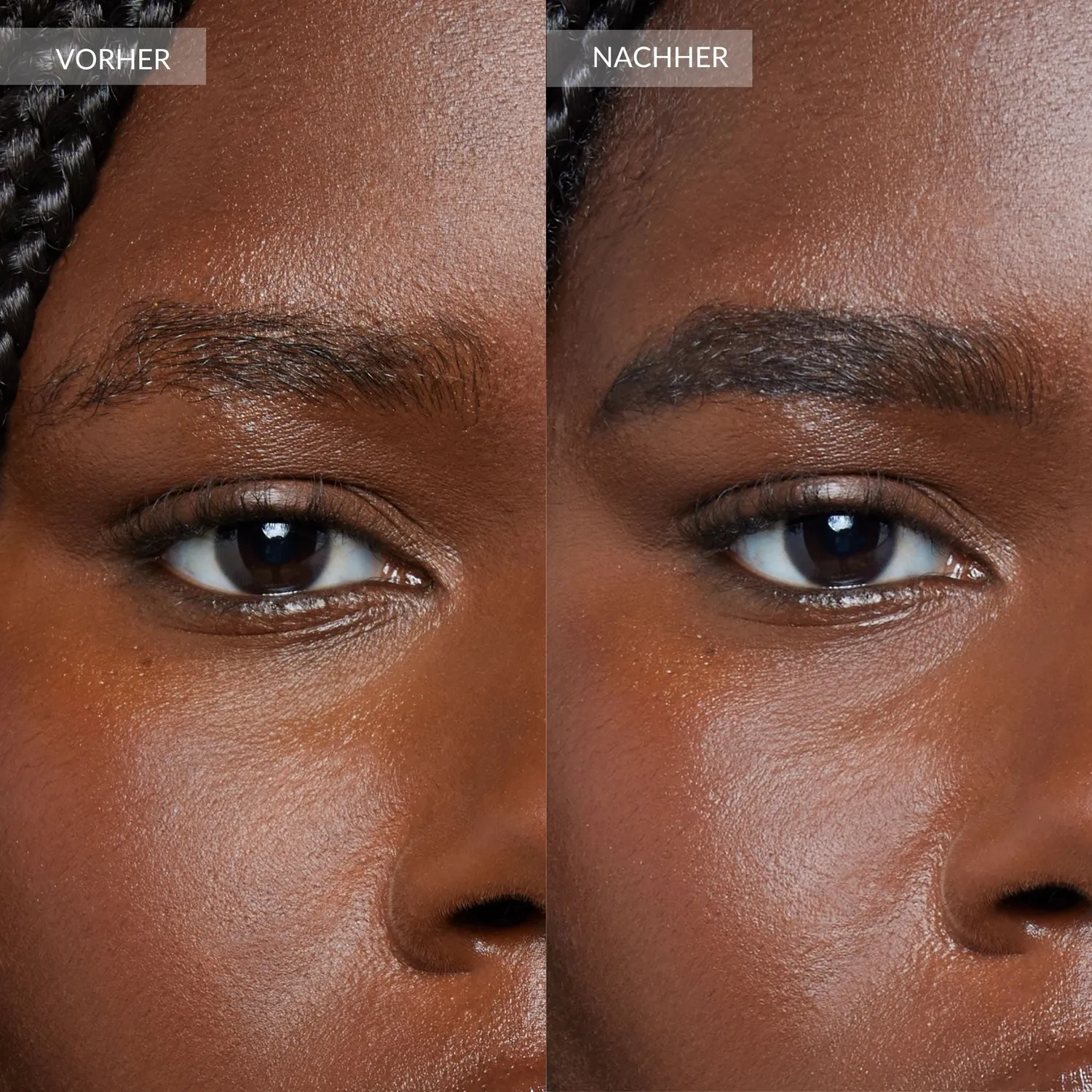 fleeky Brow Tint Kit Augenbrauenfarbe Braun Set wischfest
