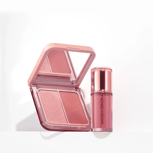 Natasha Denona HY-GLOSS + HY-BLUSH Set Nude Muse Duo