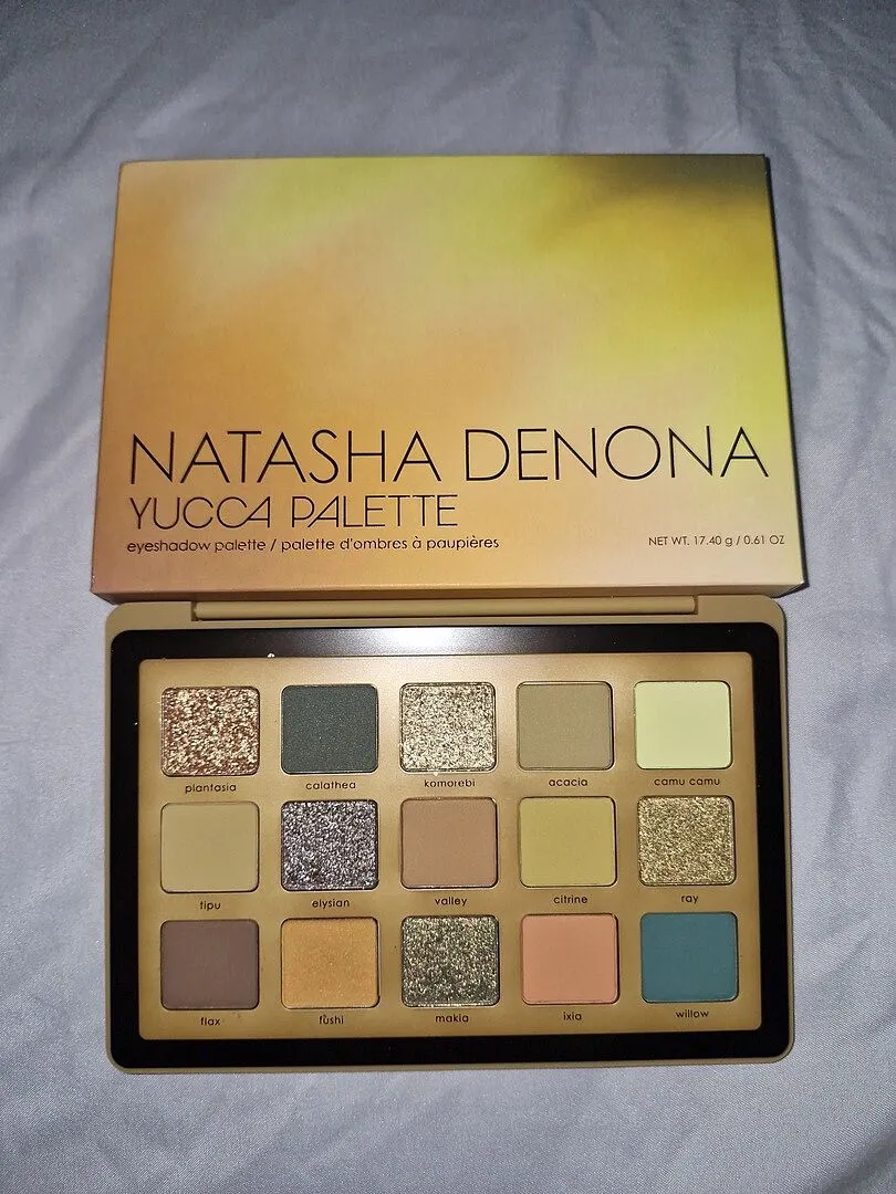 Natasha Denona Yucca Lidschattenpalette Grün-Braun Sommer