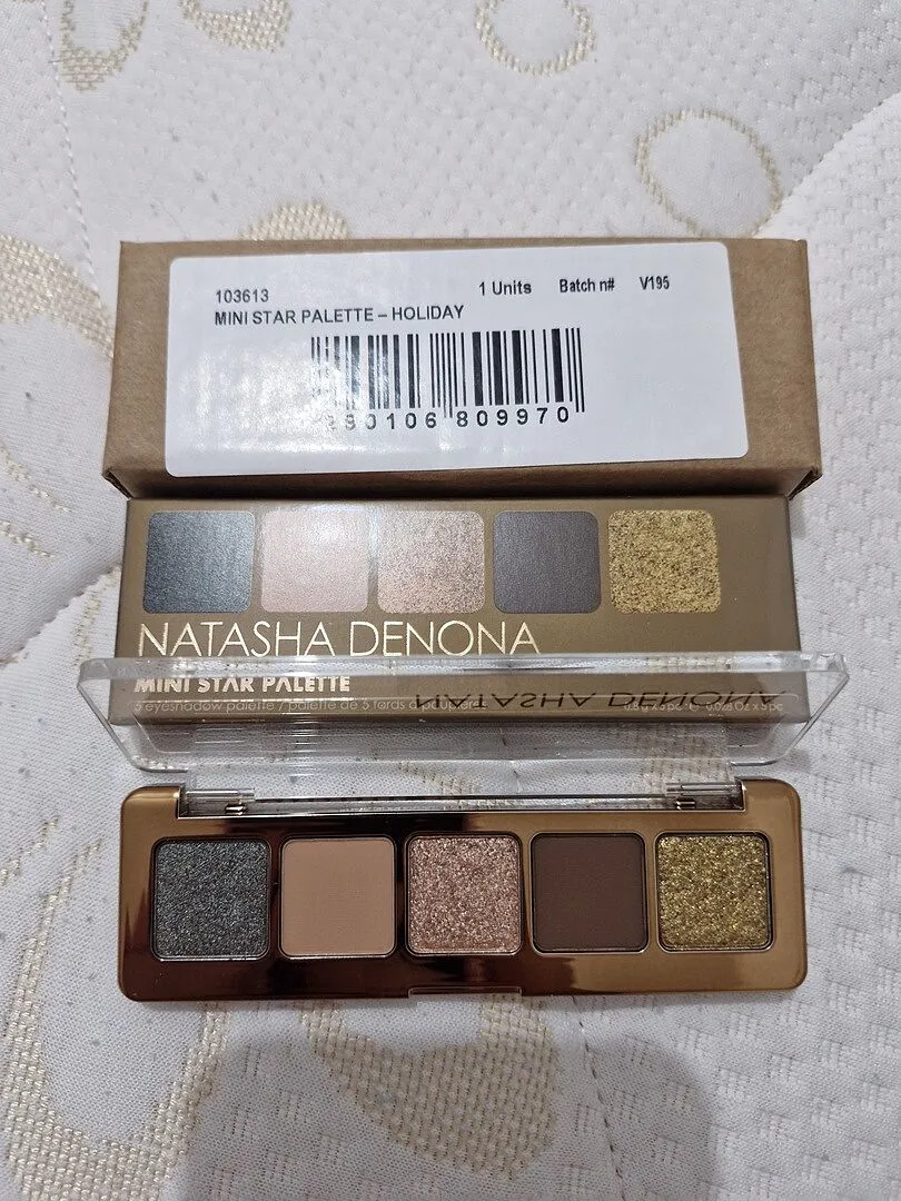 Natasha Denona Mini Gloom Palette Lidschatten moosgrün matt