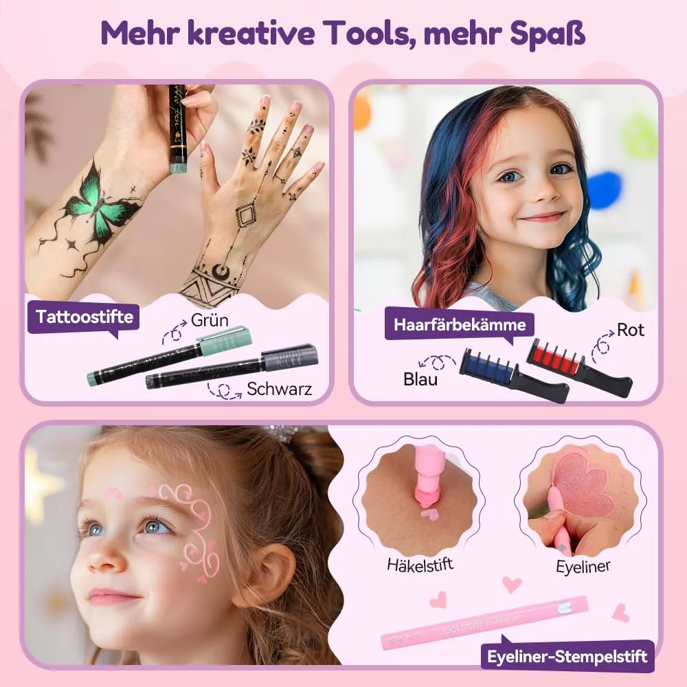 Janolia Gesichtsfarbe Kinderschminke Set 27 Farben wasserfest