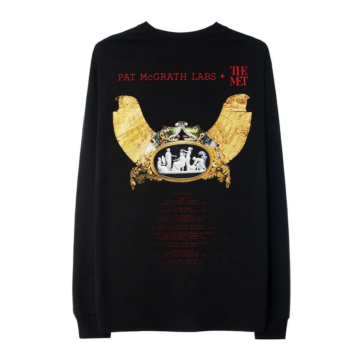 Pat McGrath PMG x The Met Adorned Langarmshirt L/S