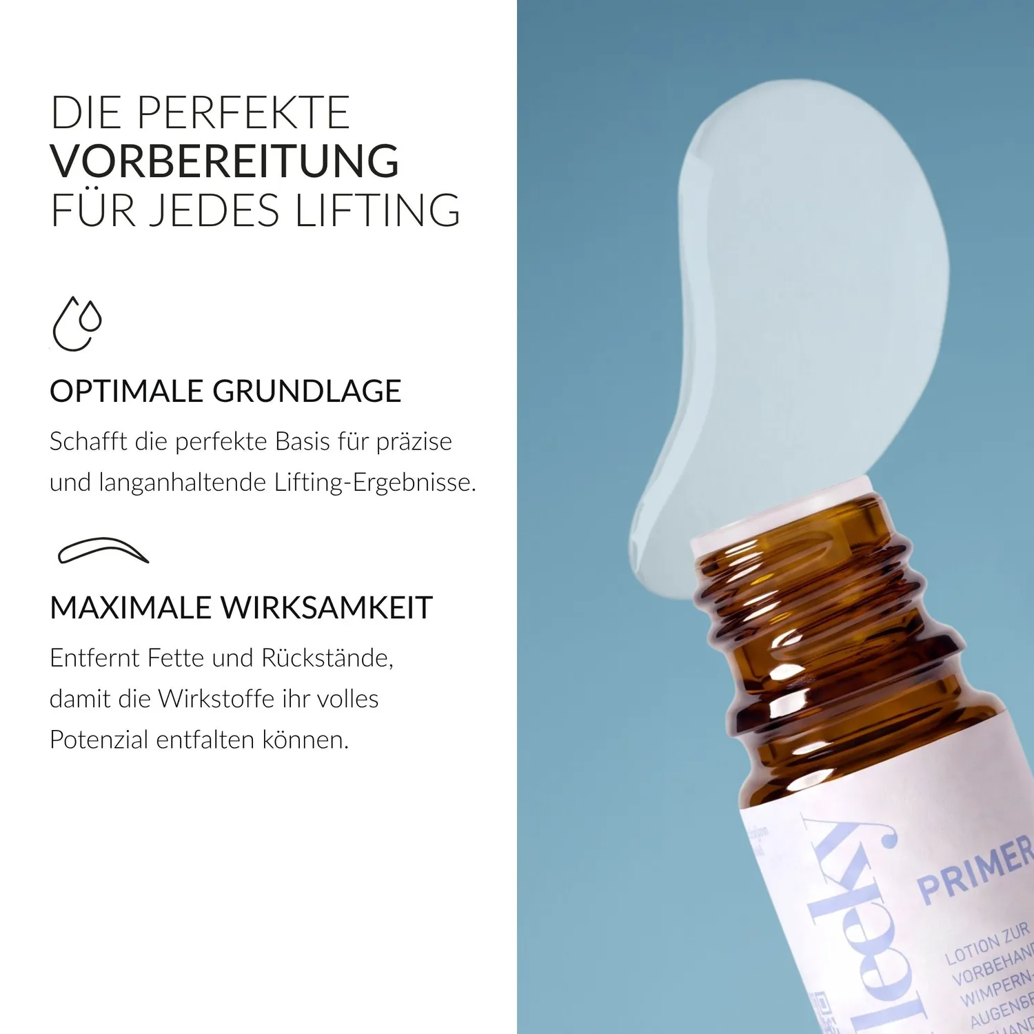 fleeky Primer Wimpern Lotion entfettend Vorbereitung