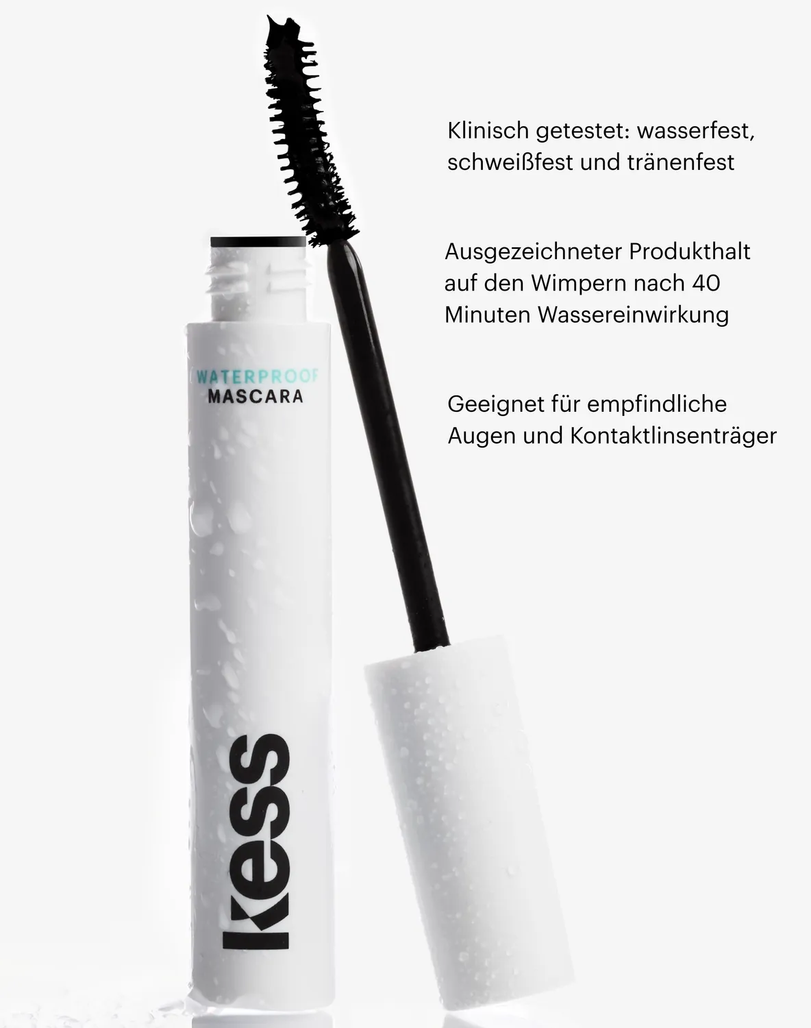 Kess Berlin Get Wet Mascara Black wasserfest vegan