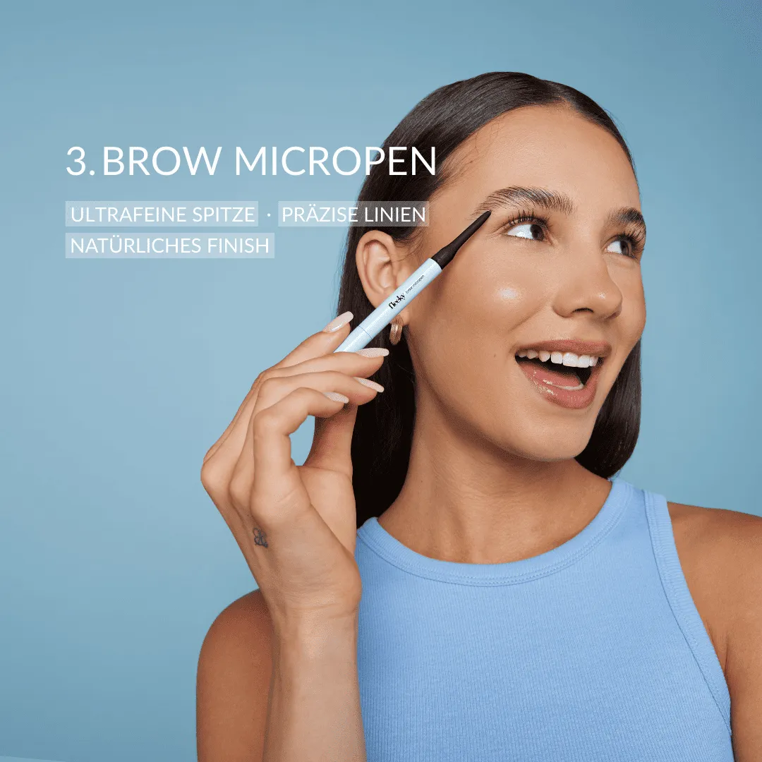 fleeky Brow Styling Trio Augenbrauen-Set braun 3-teilig