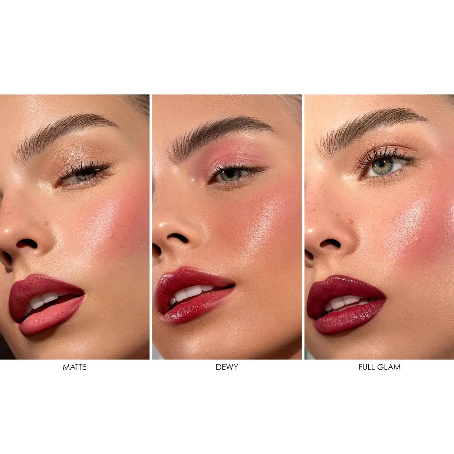 Natasha Denona Berry Pop Cheek Trio Blush vegan cranberry