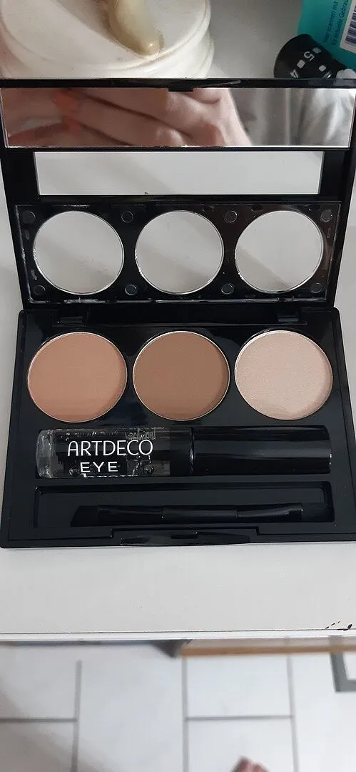 ARTDECO Eye Brow Kit Augenbrauen Set 1 light/medium Puder