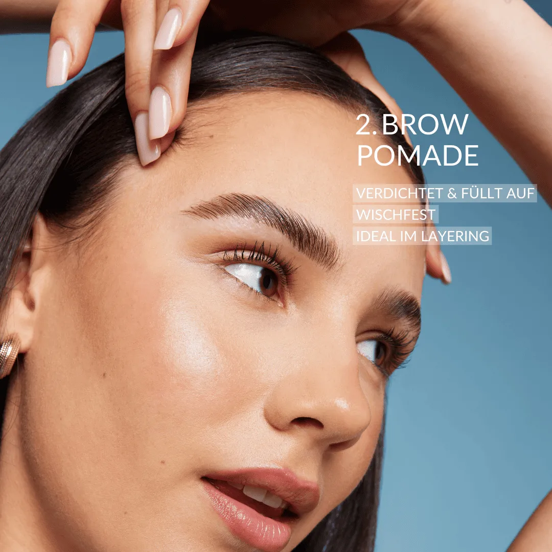 fleeky Brow Styling Trio Augenbrauen-Set braun 3-teilig