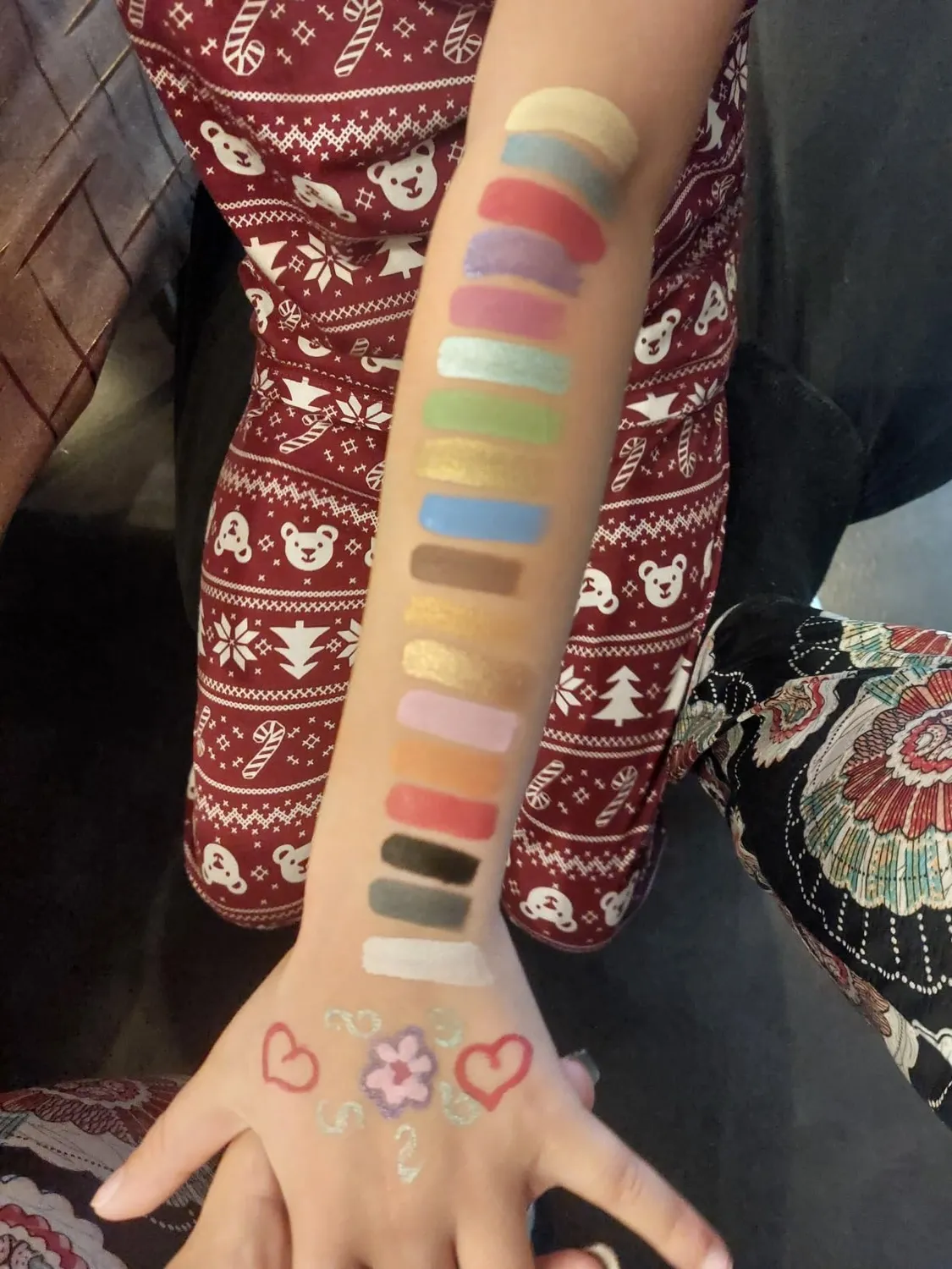 Janolia Kinderschminken Set Erdfarbe 18 Farben mit Pinsel