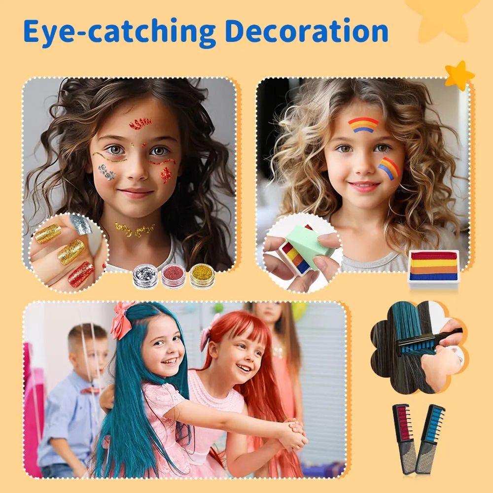 Janolia Gesichtsfarbe Kinderschminken Set 20 Farben wasserbasis
