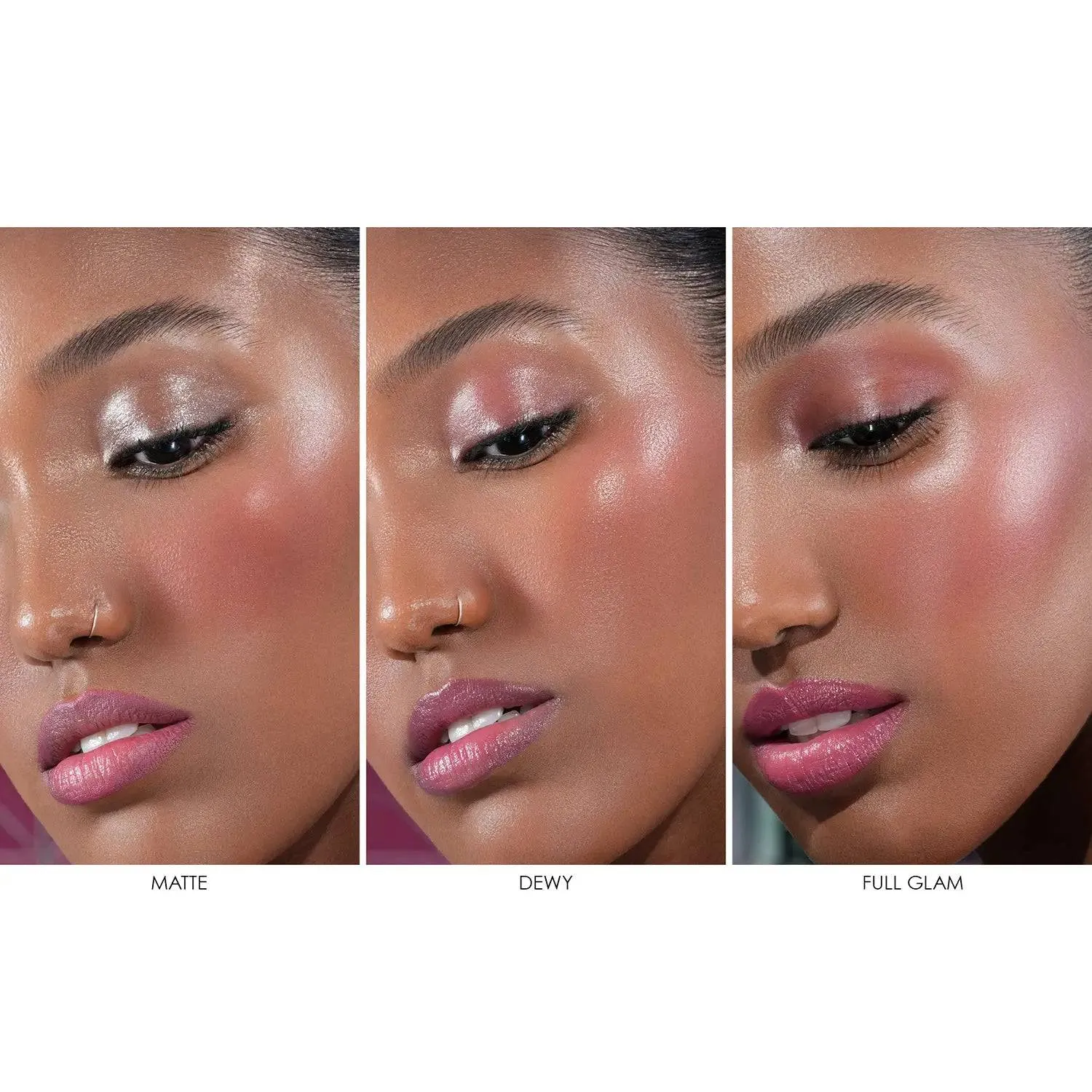 Natasha Denona Berry Pop Cheek Trio Blush vegan cranberry
