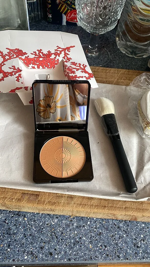 ARTDECO Bronzing Powder Bronzer Set mit Pinsel