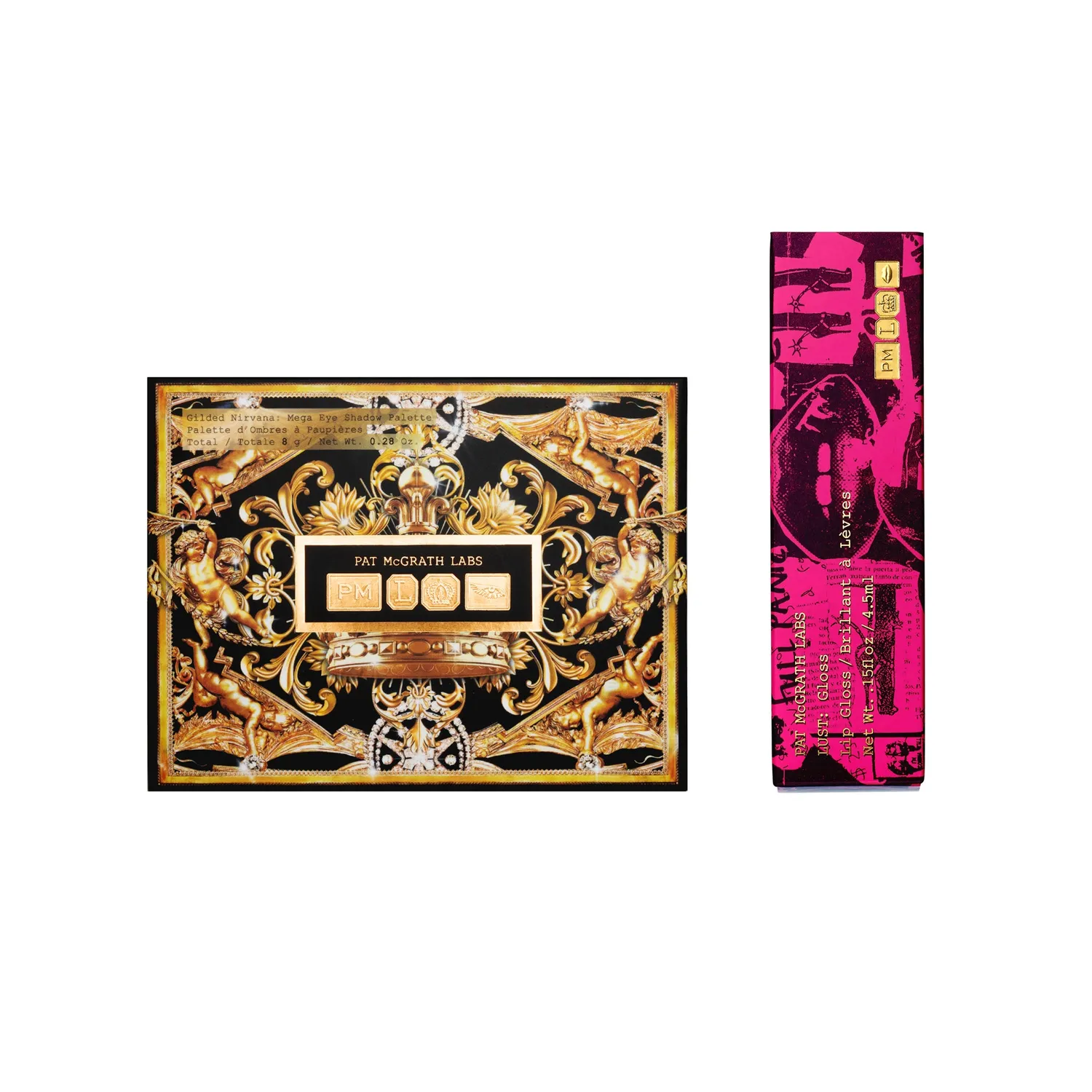 Pat McGrath Labs Luxe Gold Mega Eye Palette + Lust Gloss Make-up-Set Gold