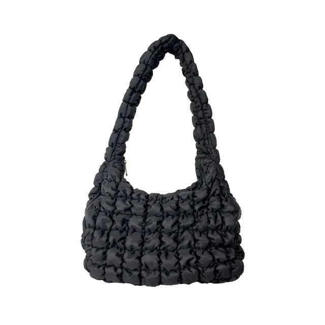 ARTDECO Cross Body Bag Umhängetasche Schwarz Stepp 40 cm