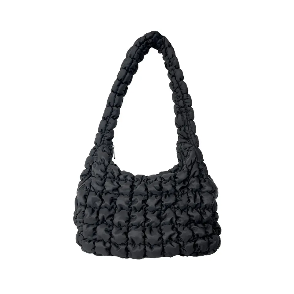 ARTDECO Cross Body Bag Umhängetasche Schwarz Stepp 40 cm